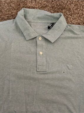 AEO Men’s Light Green Polo Shirt NWT- Size XL